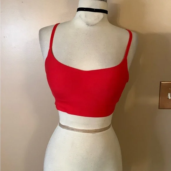 Victoria’s Secret Pink Wireless Lightly Lined Bra Bralette Red Small Sexy Comfy - Picture 1 of 11